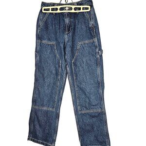 Boys Old Navy high rises relaxed fit adjustable waist multipocketed denim cargo